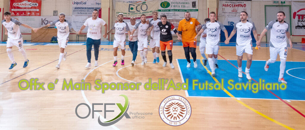 asd futsal savigliano sponsor offx 