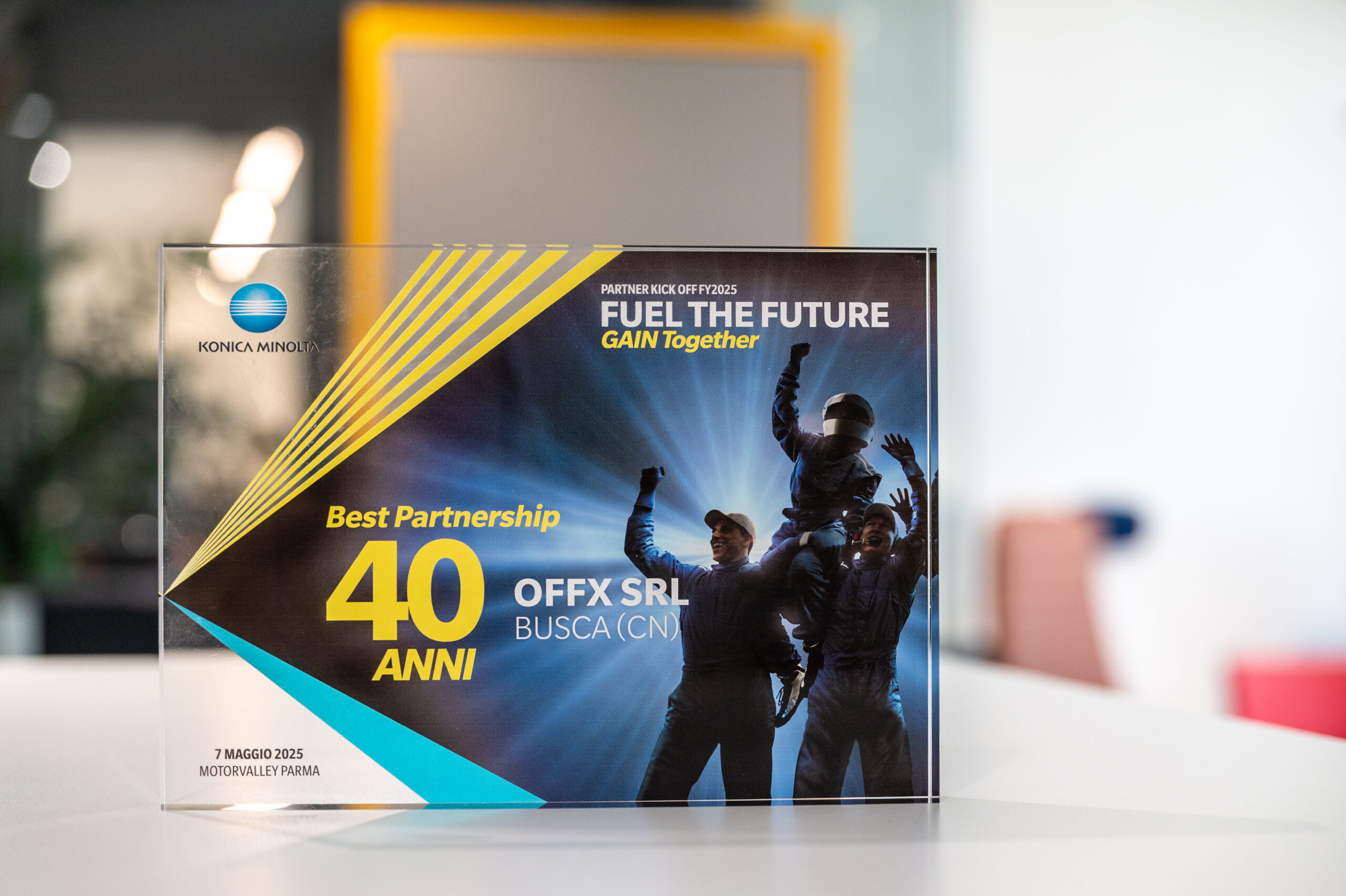 Offx premiata da Konica Minolta per i 40 anni di collaborazione