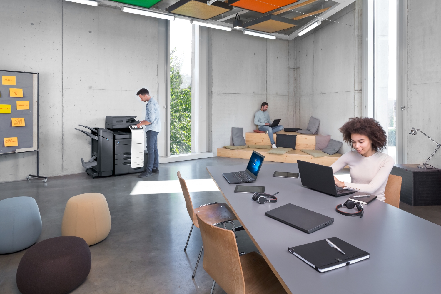 Con Konica minolta è possibile usufruire del servizio Follow-me printing