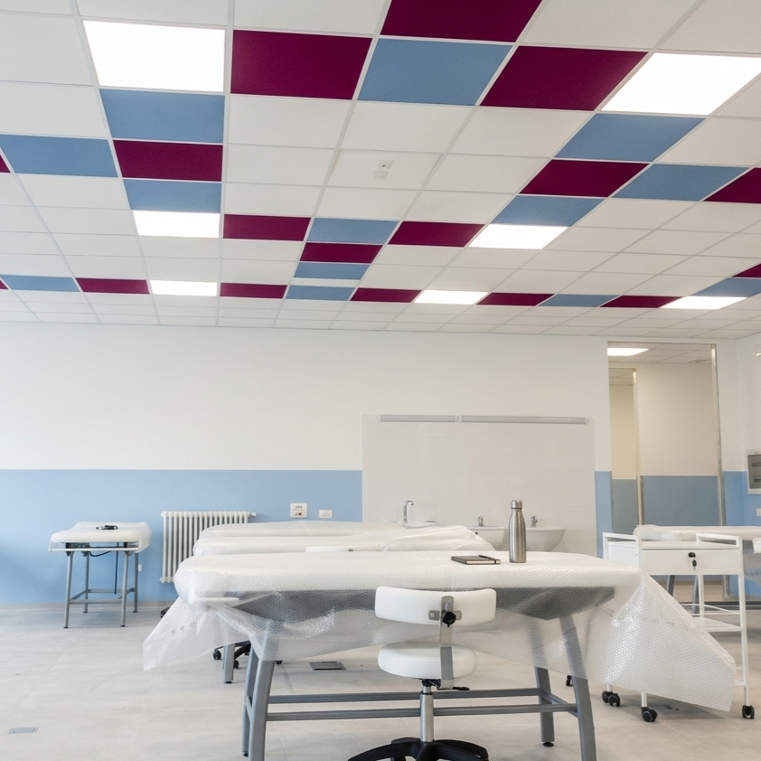 Pannelli fonoassorbenti a soffitto